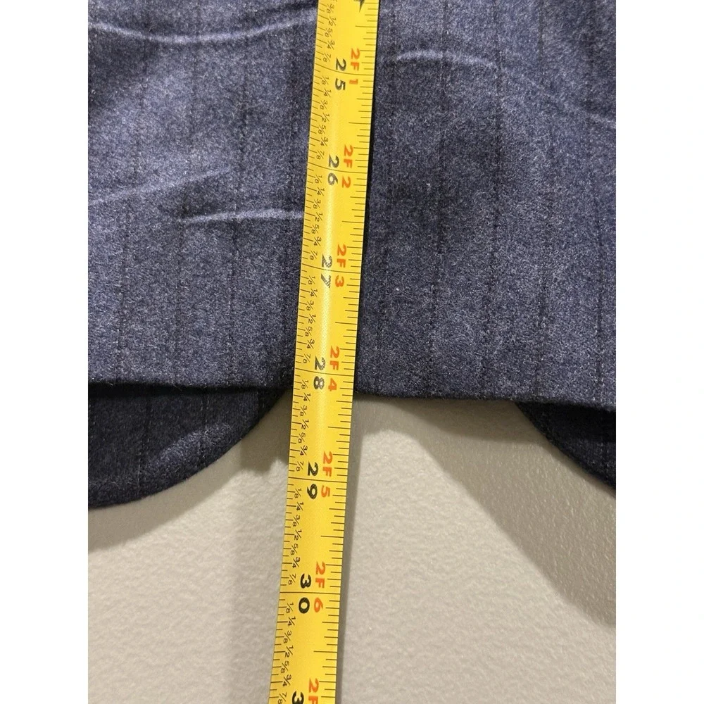 SuiteSupply Blazer Men's 48R‎ Navy Stripe Wool Jacket Coat Vitale Barberis